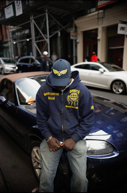 "MIDNIGHT NAVY" WINGS TRUCKER HAT